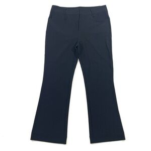 Boston Proper Crop Kick Flare Pants Black